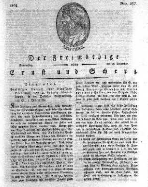 Nro. 257, Donnerstag den 26. December
