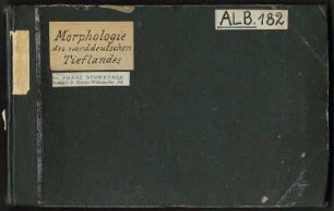 Angebotsalbum von F. Stoedtner. Album 182. Morphologie des norddeutschen Tieflandes. Kartoneinband; 16 x 25 x 1 cm (1900/1940). Dresden: SLUB/DF 2017.C.136
