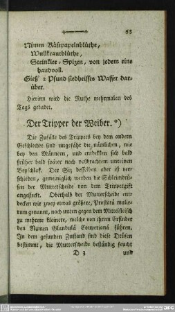 Der Tripper der Weiber