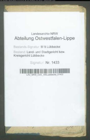 Erblasser: Vahrenkamp, Marie Louise: