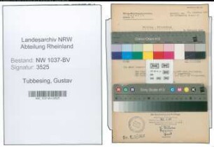 Entnazifizierung Gustav Tubbesing , geb. 08.05.1892 (Reg.Sekretaer)