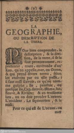 La Geographie, Ou Description De La Terre