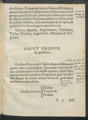 Caput Primum de gradibus.