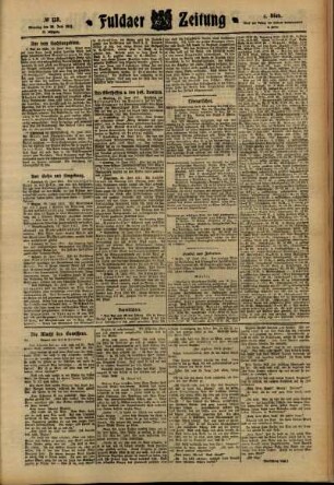 Zweite Ausgabe vom Dienstag, den 20. Juni 1911.