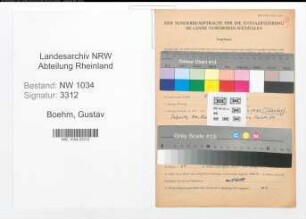Entnazifizierung Gustav Boehm , geb. 06.01.1865 (Obermaschinist)