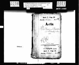 Schulangelegenheiten Sahlassan und Leckwitz bei Strehla