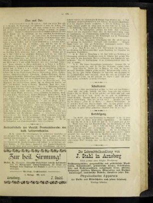 Auskunftsstelle des Westfäl. Provinzialvereins des kath. Lehrerverbandes