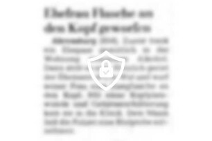 Ehefrau Flasche an [Name maskiert] geworfen
