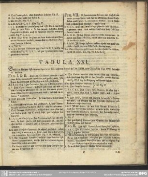 Tabula XXI.