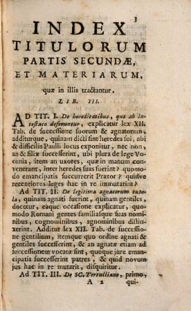 Jo. Gottlieb. Heineccii ... Antiquitatum Romanarum Jurisprudentiam Illustrantium Syntagma secundum ordinem Institutionum Justiniani digestum : In Quo Multa Juris Romani atque Auctorum Veterum Loca explicantur, atque illustrantur. Pars ..., 2.