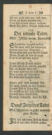 134. Der redende Todte