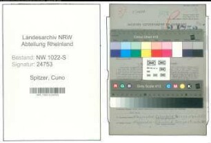 Entnazifizierung Cuno Spitzer , geb. 14.09.1900 (Arbeiter)
