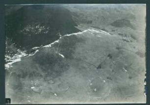 Foto einer französischen Stellung am Ralembutzl Ost (Luftbild)