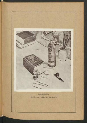 Bodegón - [Dibujo] : Dibujo de I. Gómez Jaramillo