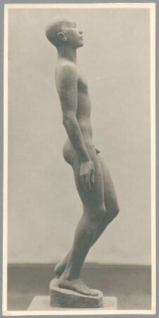 Adam, 1919/20, Gips farbig gefasst