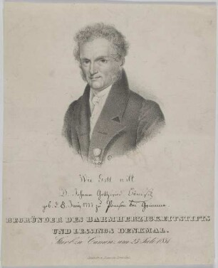 Bildnis des Johann Gottfried Bönisch