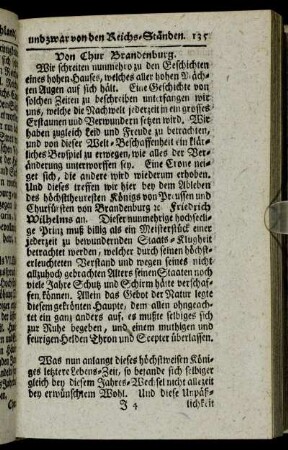Von Chur Brandenburg. - Sachsen-Weisenfels- Beförderungen.