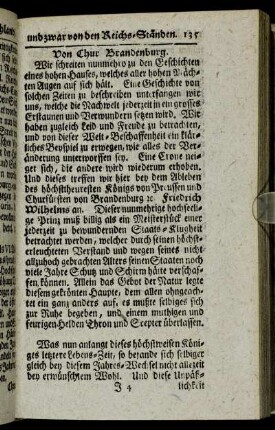 Von Chur Brandenburg. - Sachsen-Weisenfels- Beförderungen.