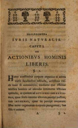 Prolegomena iuris naturalis : in usum auditorum