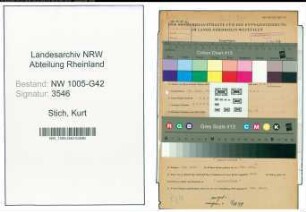 Entnazifizierung Kurt Stich , geb. 13.09.1920 (Kaufm.Angestellter)