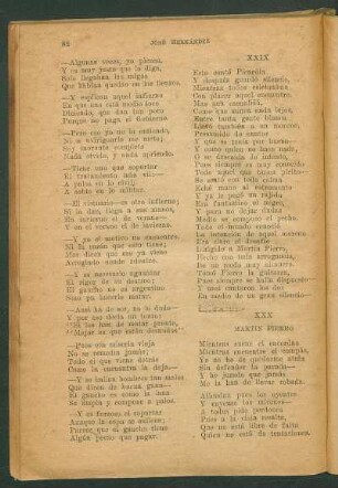 XXX [Canto de contrapunto entre Martín Fierro y el negro]