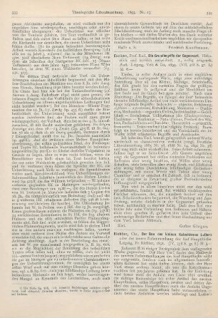 334-335 [Rezension] Richter, Chr., Der Bau des kleinen Katechismus Luthers oder der innere Zusammenhang der fünf Hauptstücke