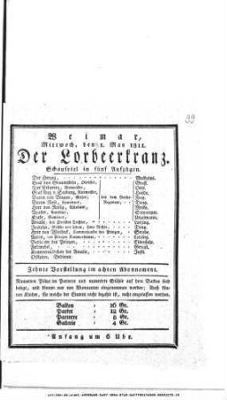 Der Lorbeerkranz