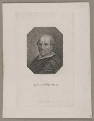 Bildnis des F. G. Klopstock
