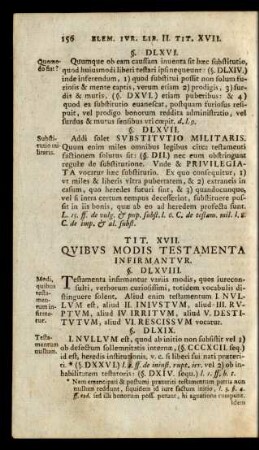Tit. XVII. Quibus Modis Testamenta Infirmantur