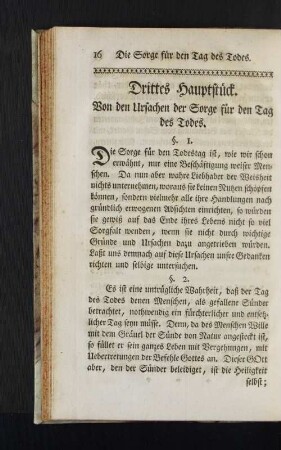 Drittes Hauptstück.