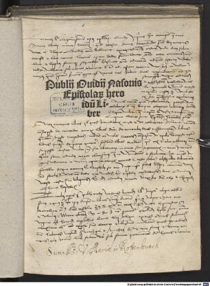 Epistolae Heroides