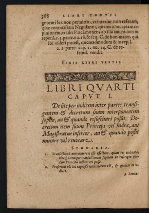 Libri Quarti ...