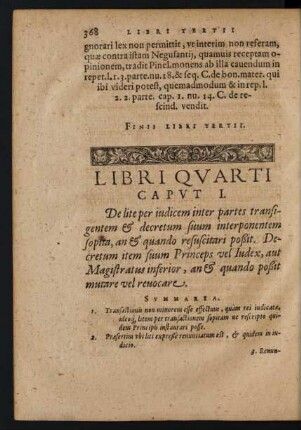 Libri Quarti ...