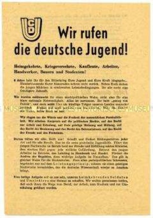 Aufruf an die Jugend, die Kandidaten der CDU zu wählen