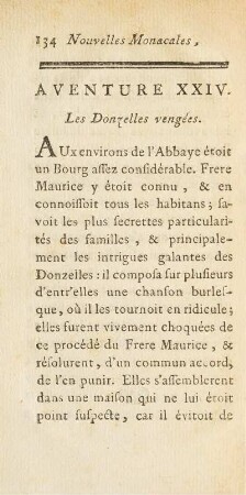 Aventure XXIV. Les Donzelles vengées
