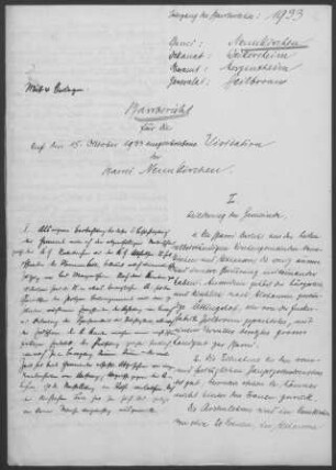 Neunkirchen-Althausen: Pfarrbericht 1933