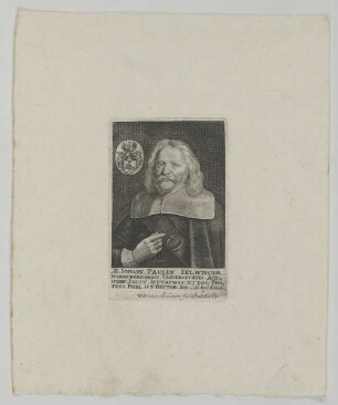 Bildnis des Iohann Paulus Felwinger