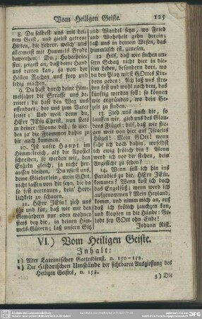 VI. [IV.] Vom Heiligen Geiste