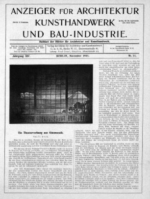 Nr. 11, November 1911