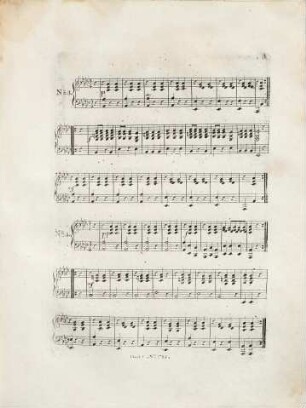 Six Valses avec Coda pour le Csakan avec accompagnement de Piano-Forte : oeuvre 11
