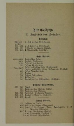 I. Geschichte der Griechen