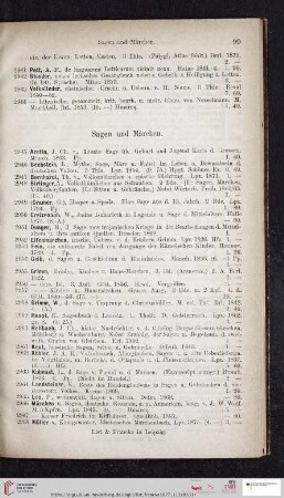 Sagen und Märchen (Nr. 2945 - 3003)