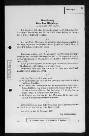 9 Wahrsagen