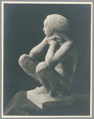 Sitzende,1923, Gips