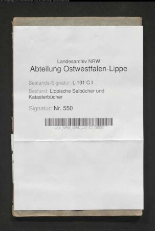 Meßbuch der Bauerschaft Schieder von 1816