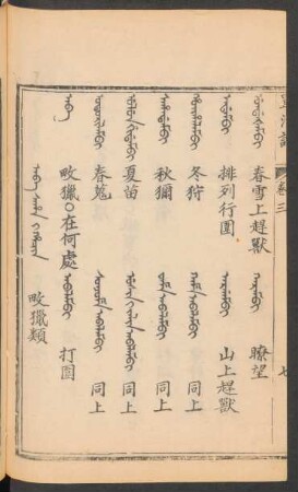 Aba saha i hacin = 畋獵類