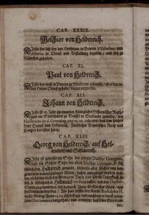 Cap. XXXIX. Melchior von Heldtreich