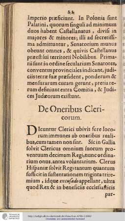 De Oneribus Clericorum