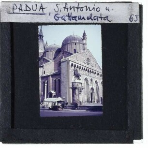 Padua, Basilika des Heiligen Antonius,Padua, Piazza del Santo,Padua, Donatello, Reiterstandbild des Gattamelata