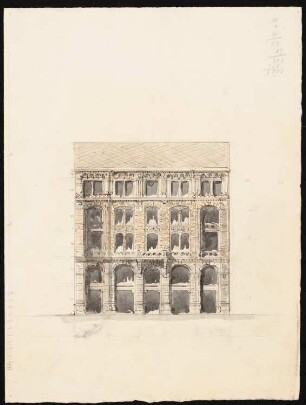 Wohn- und Geschäftshaus E. Treumann, Berlin-Mitte: Ansicht